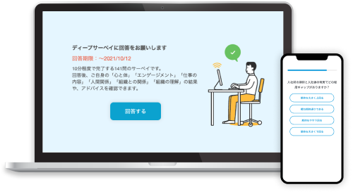 簡単に組織状態をチェック